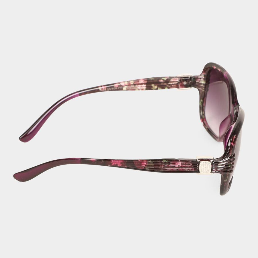 Women's Plastic Gradient Round Sunglasses, , large image number null