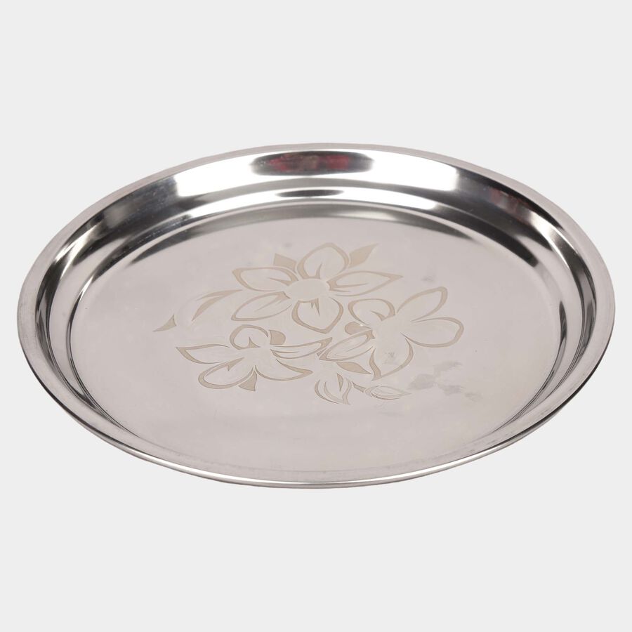 Stainless Steel Plate, 20.3 cm, , large image number null