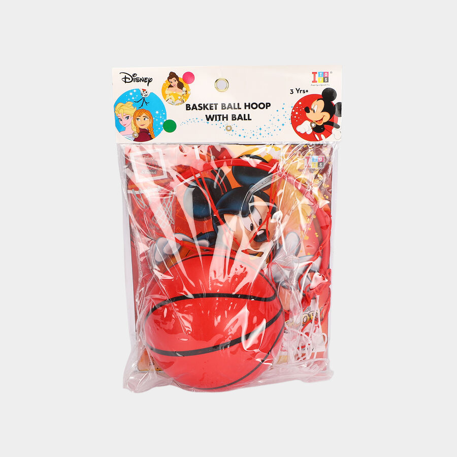 Kid's Disney Mickey Mouse Basketball Hoop with Ball, , large