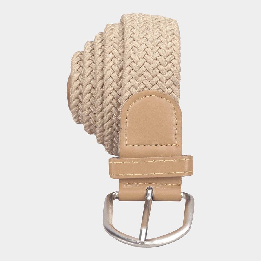 Women's Beige Polyurethane Belt, , large image number null