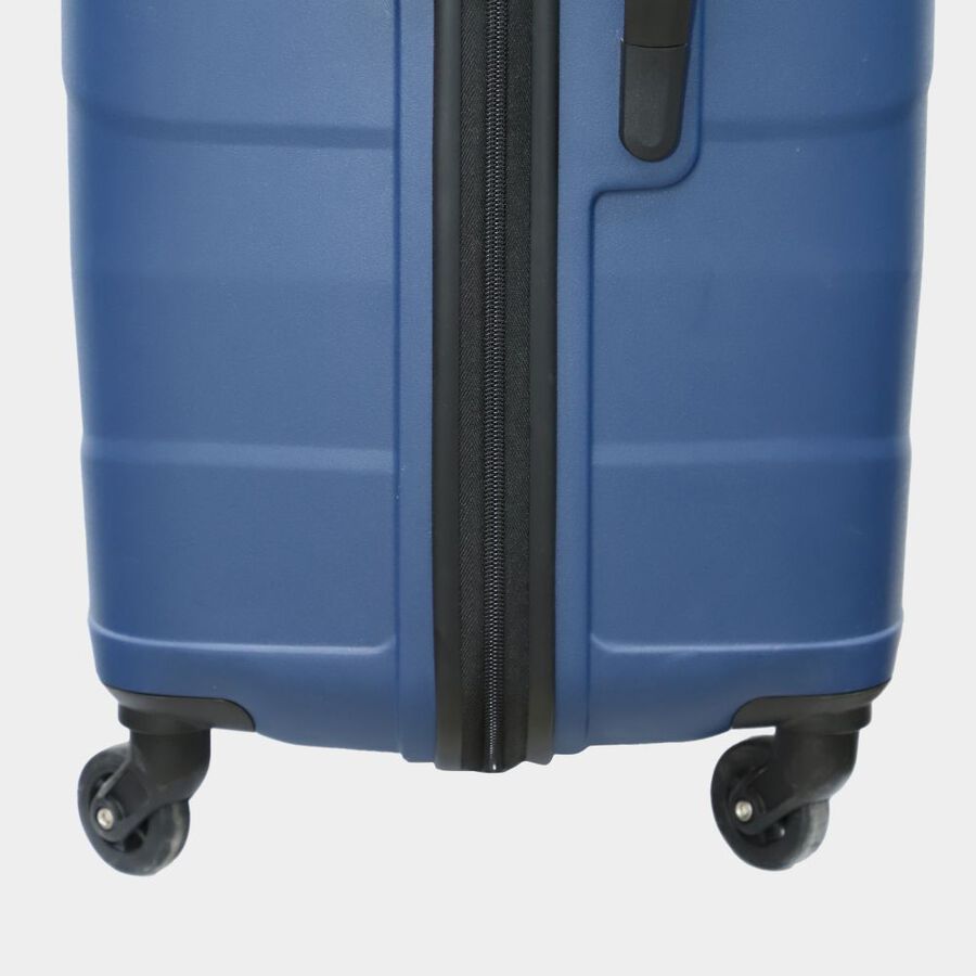 4-Wheel Dark Blue PVC Matee Hard Case Trolley, Large, , large image number null