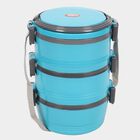Plastic Lunch Box - 1 Container, 3 Steel Containers, , small image number null