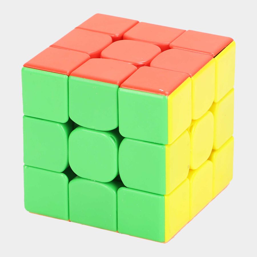 Kid's Plastic Rubik'S Cube (Colour/Design May Vary), , large image number null