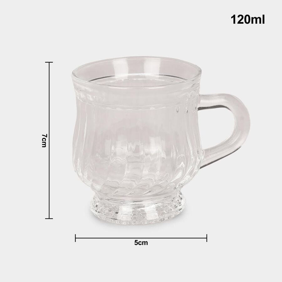 120ml Glassware Cup Set of 6, , large