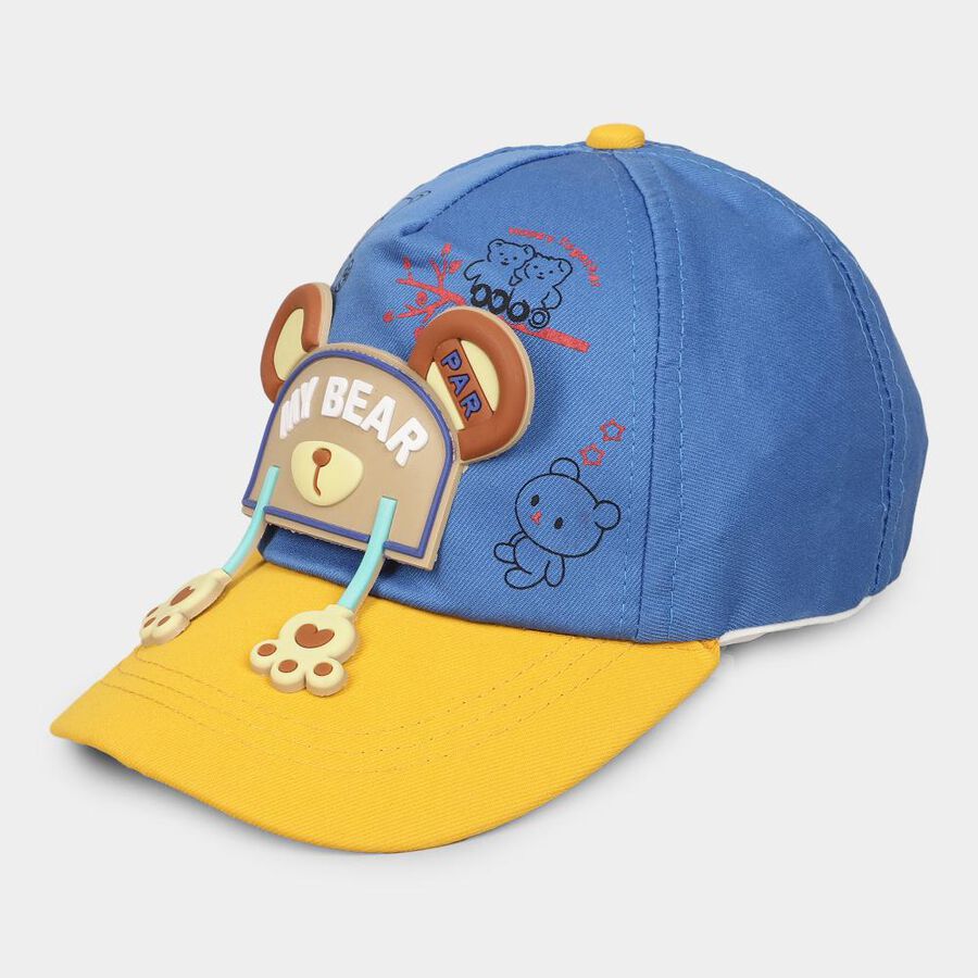 Kid's Blue Fabric Cap, , large image number null