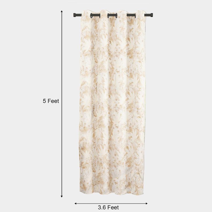 5ft. Beige Polyester Curtain, , large