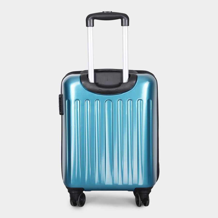 8-Wheel Light Blue Polypropylene Hard Case Trolley, Small, , large image number null