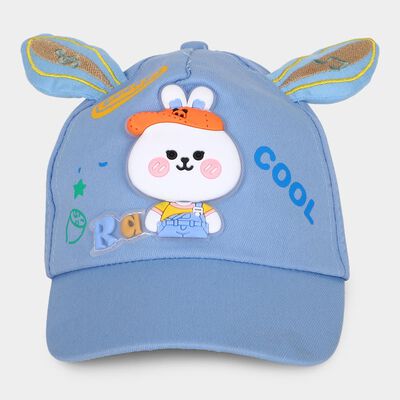 Kid's Blue Fabric Cap