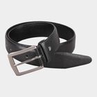 Men's Black Polyurethane Casual Belt, , small image number null