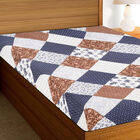 Blue Microfiber Single Bedsheet, , small image number null