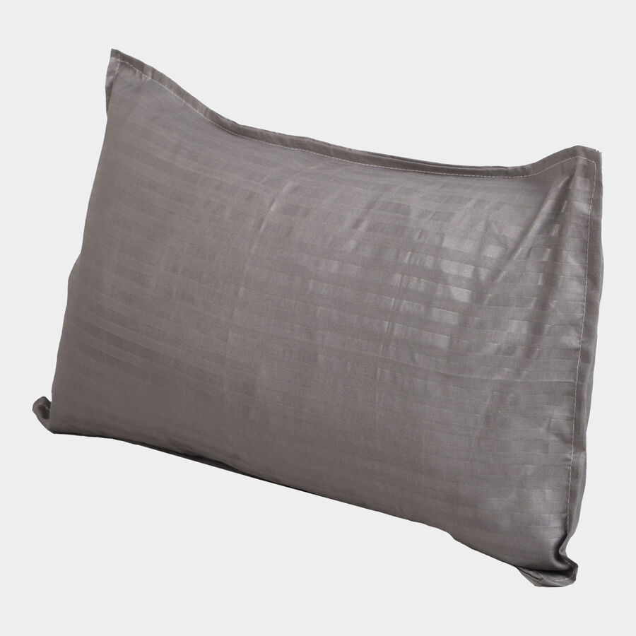 Grey Microfiber Pillow Cover, , large image number null