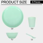 Plastic Meal Set 6 Pcs, , small