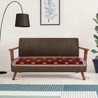 Brown Polyester Sofa Cover, , small