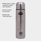 1 L Stainless Steel Insulated Bottle, Bullet Flask, , small image number null