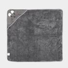 280 GSM Dark Grey Microfiber Baby Towel, , small image number null
