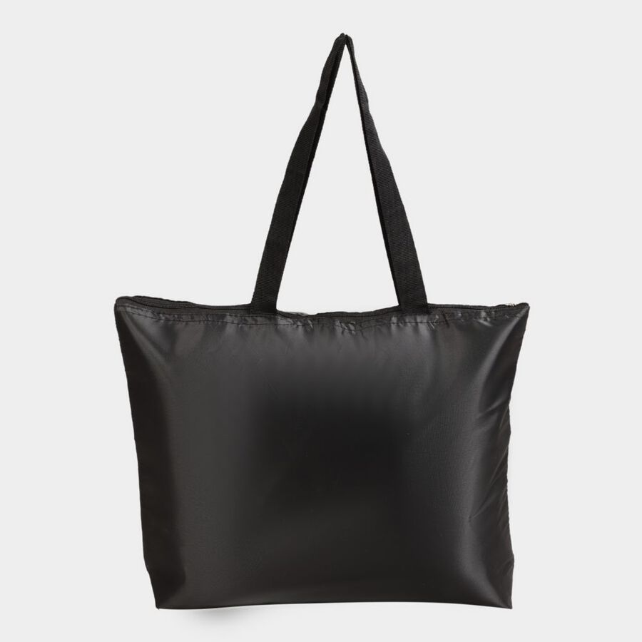 Women's Black Fabric-Polyester Tote Bag, , large image number null