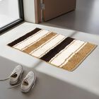 Anti-SKId Brown Polyester Door Mat, , small image number null