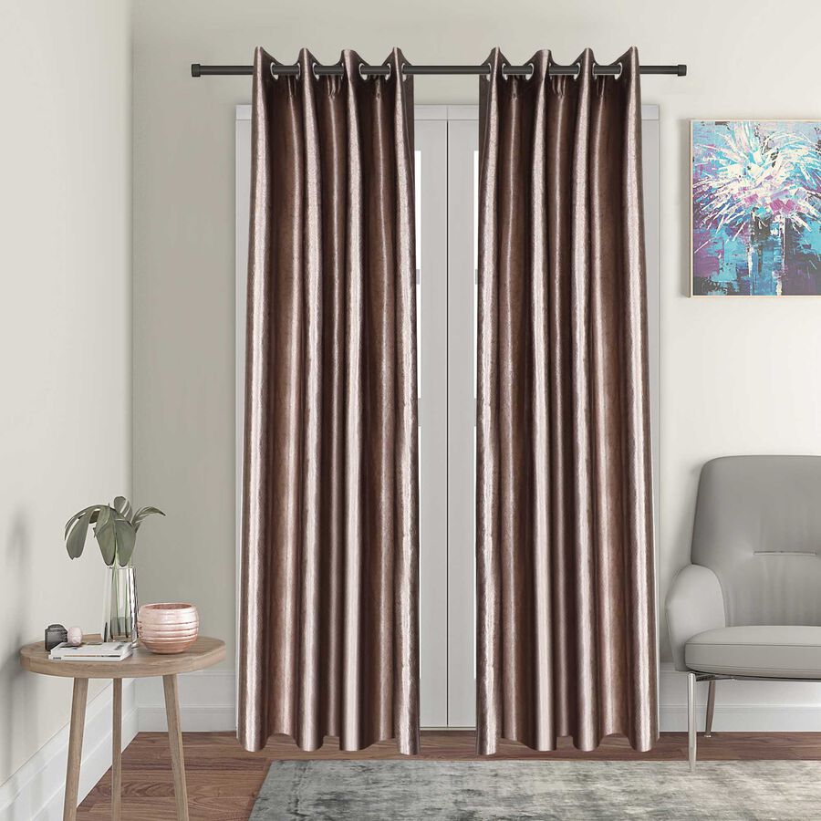 7ft. Grey Microfiber Door Curtain, , large image number null