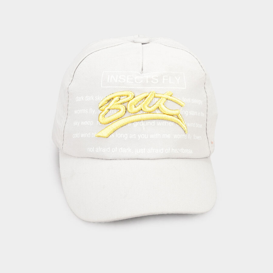 Kids' Grey Canvas Cap, , large image number null