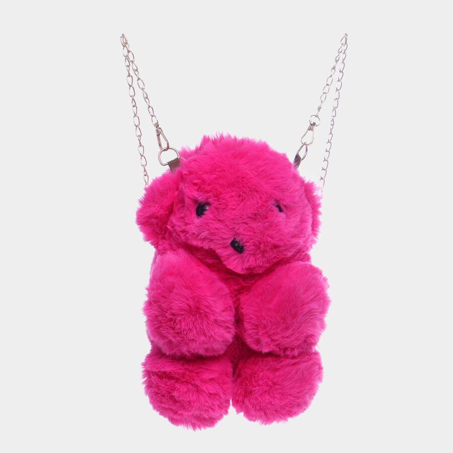 Kids' Furry Bag, Nylon/Polyester, , large image number null