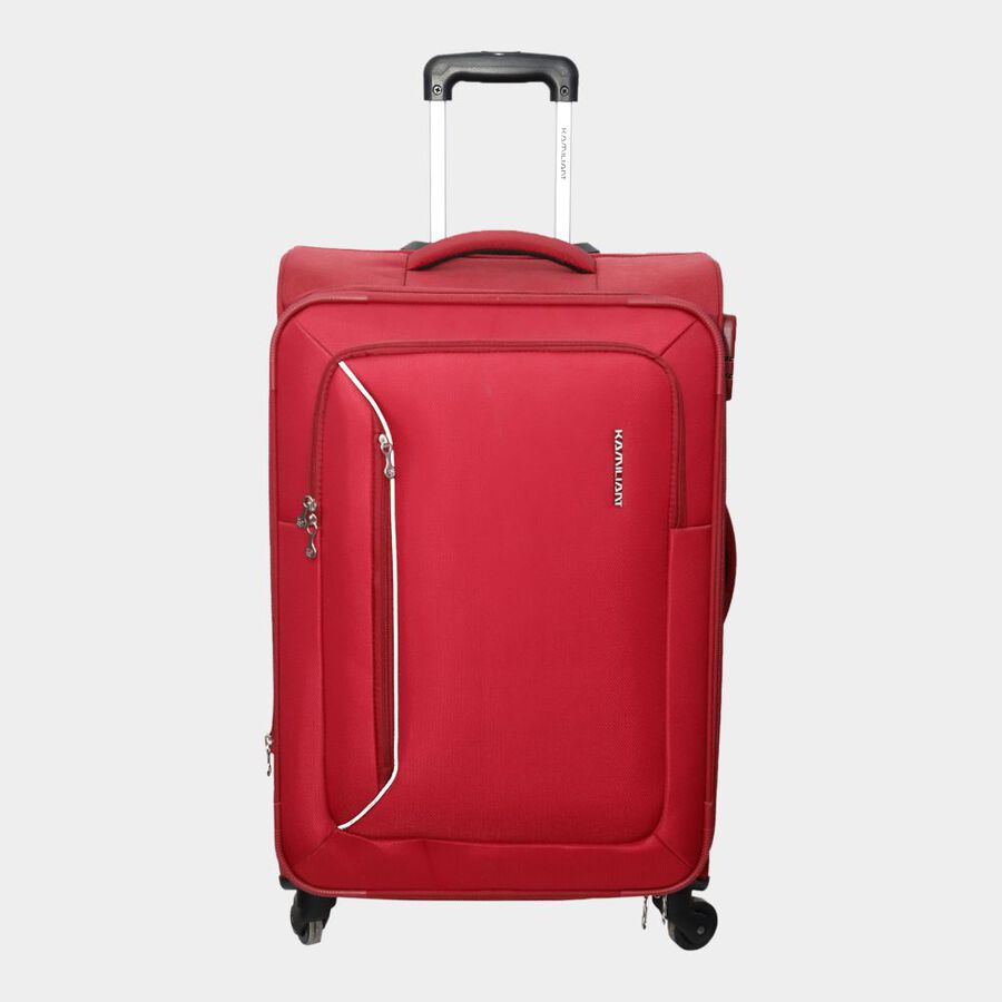 4-Wheel Polyester Soft Case Trolley, Medium, , large image number null