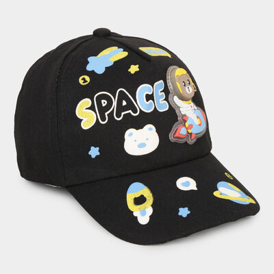 Black Fabric Cap