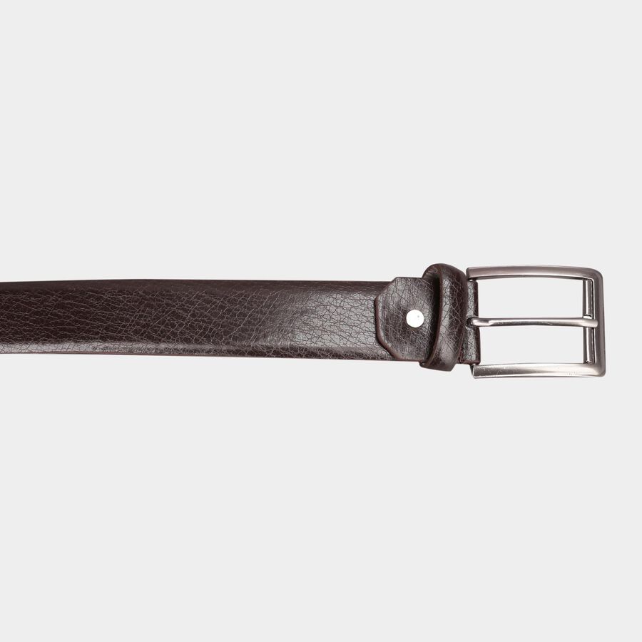 Men's Polyurethane Casual Belt, Size 40, Textured, , large image number null