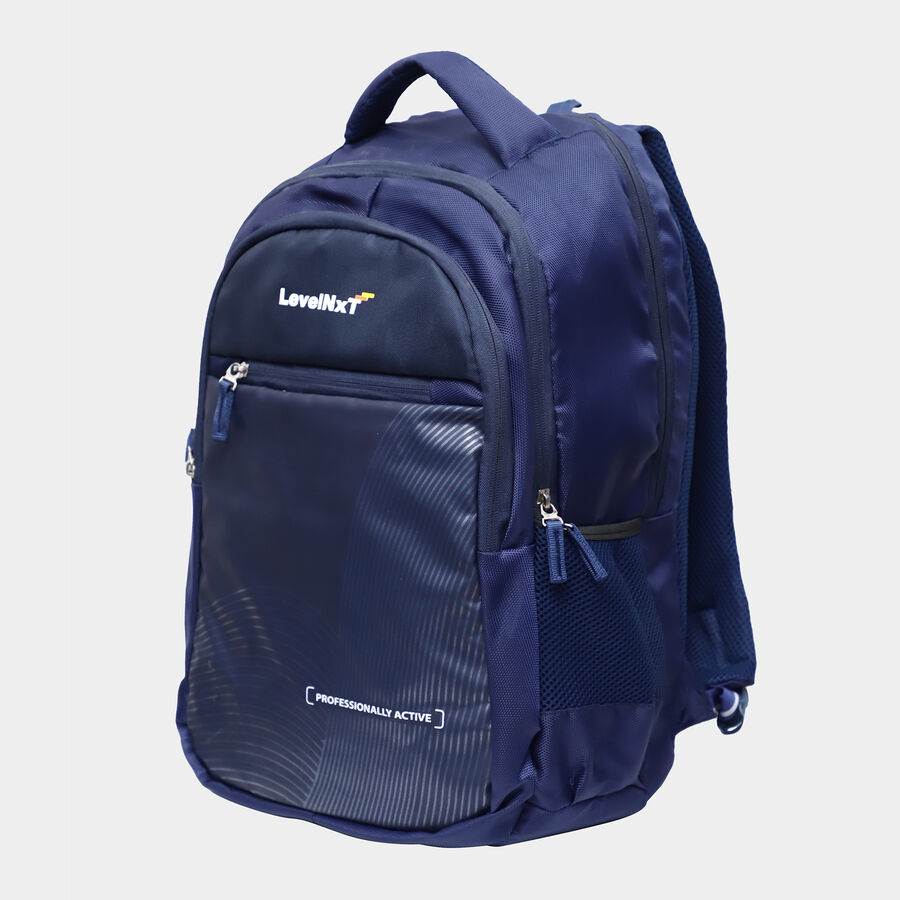 Dark Blue Backpack With Laptop Sleeve, 35 L (Approx), , large image number null