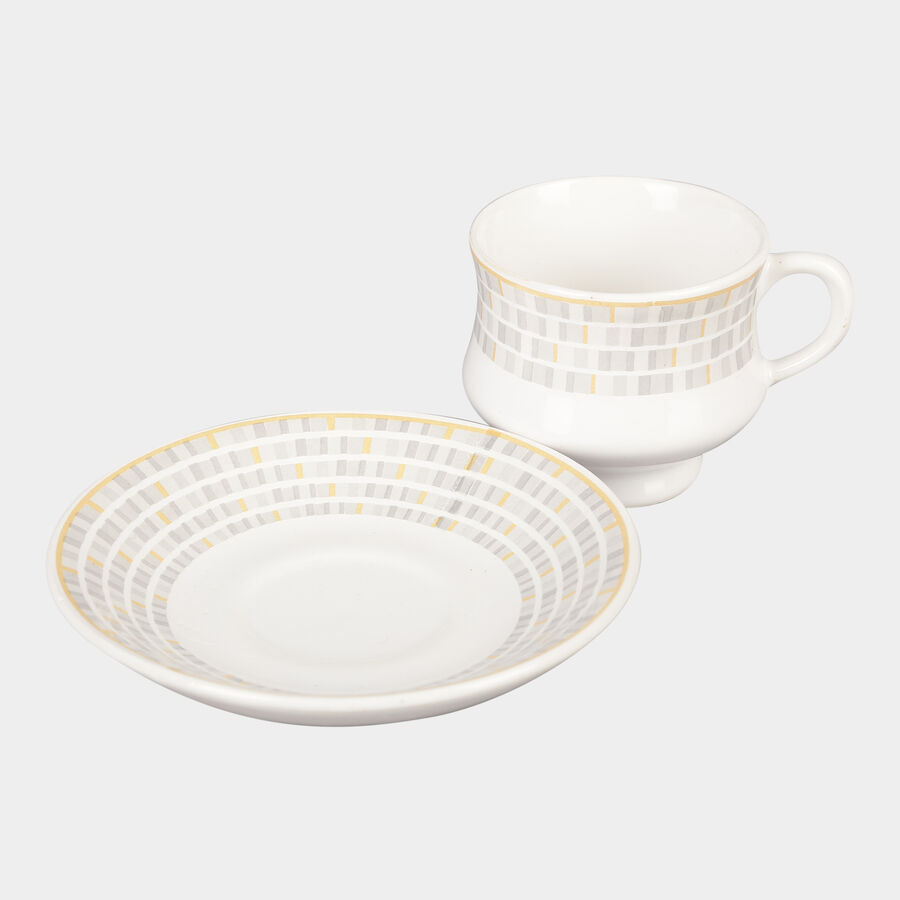 150 ml Stoneware Cup & Saucer Set, , large image number null