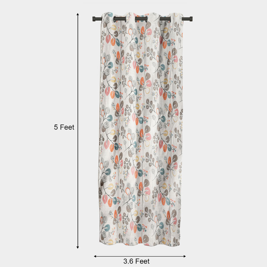 5 ft. Peach Polyester Curtain, , large image number null