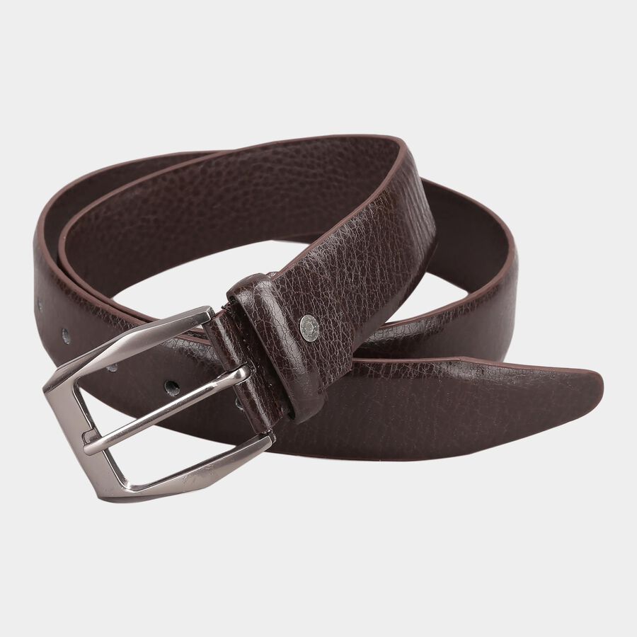 Men's Brown Polyurethane Casual Belt, , large image number null