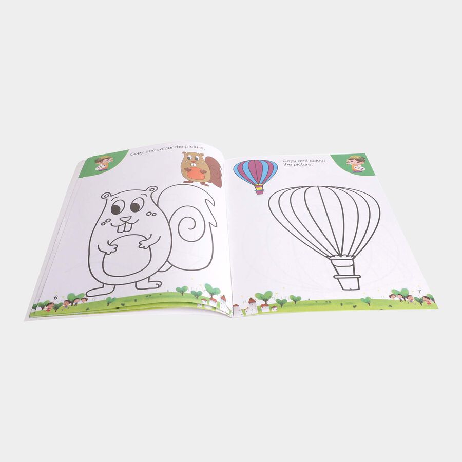 Paper Colouring Book, Beige, 3 mm X 279 mm X 216 mm, 16 pages, , large image number null
