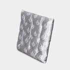 Grey Printed Tufted Cushion, , small