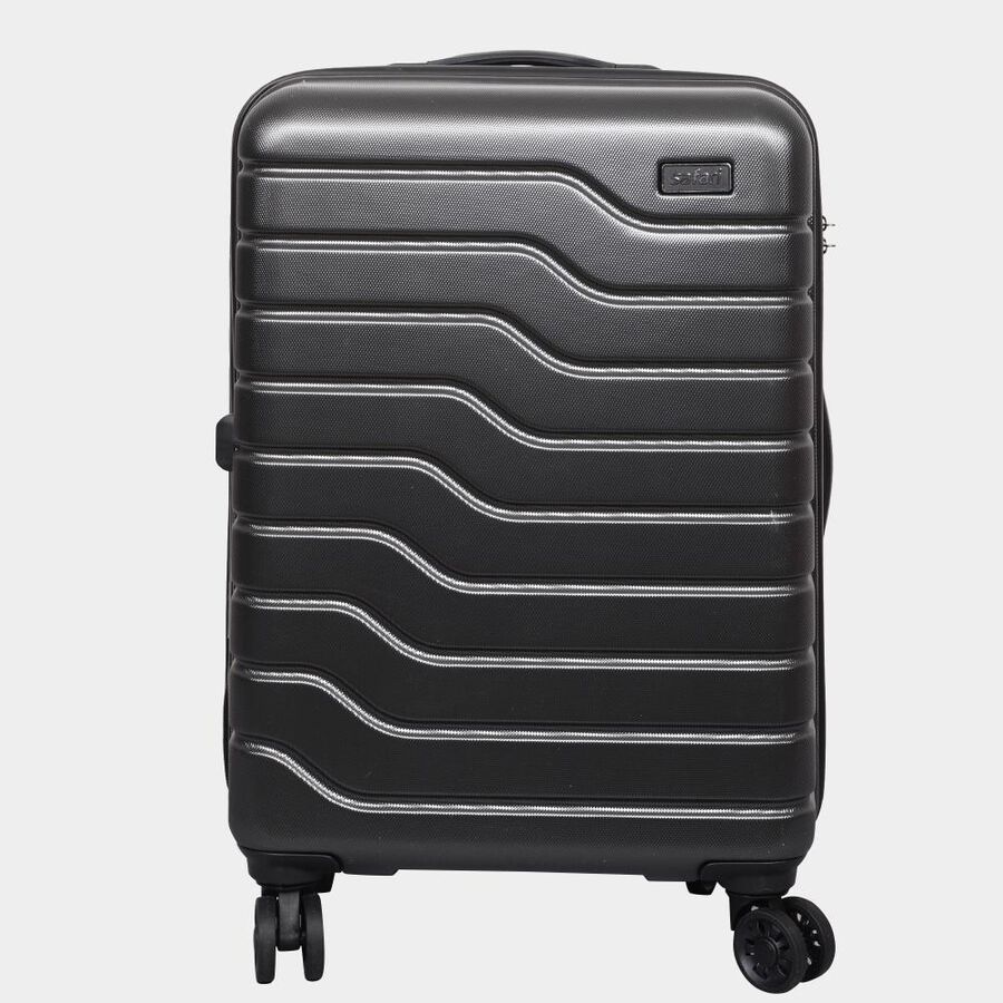 8-Wheel Dark Grey Polycarbonate Hard Case Trolley, Medium, , large image number null