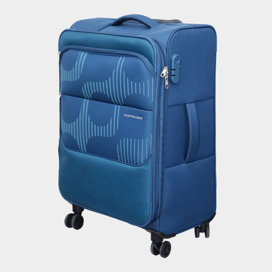 8-Wheel Polyester Soft Case Trolley, Medium, , large image number null