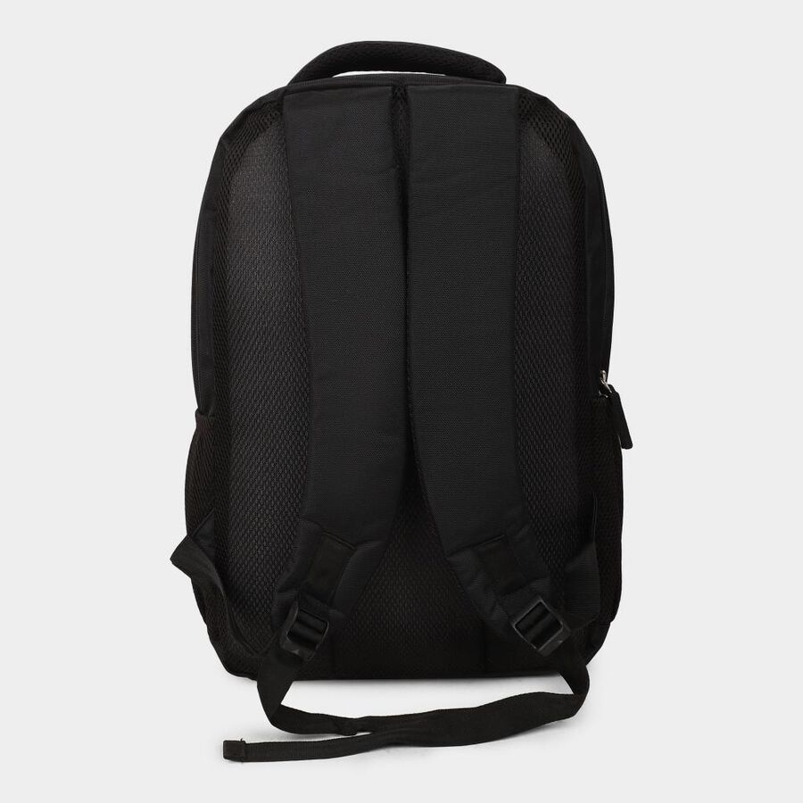 Black Backpack with Laptop Sleeve, 27 L(Approx), , large image number null