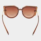 Women's Metal Gradient Square Sunglasses, , small image number null
