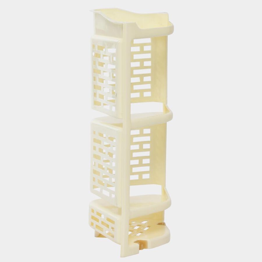 Ivory Plastic Bathroom Stand, , large image number null