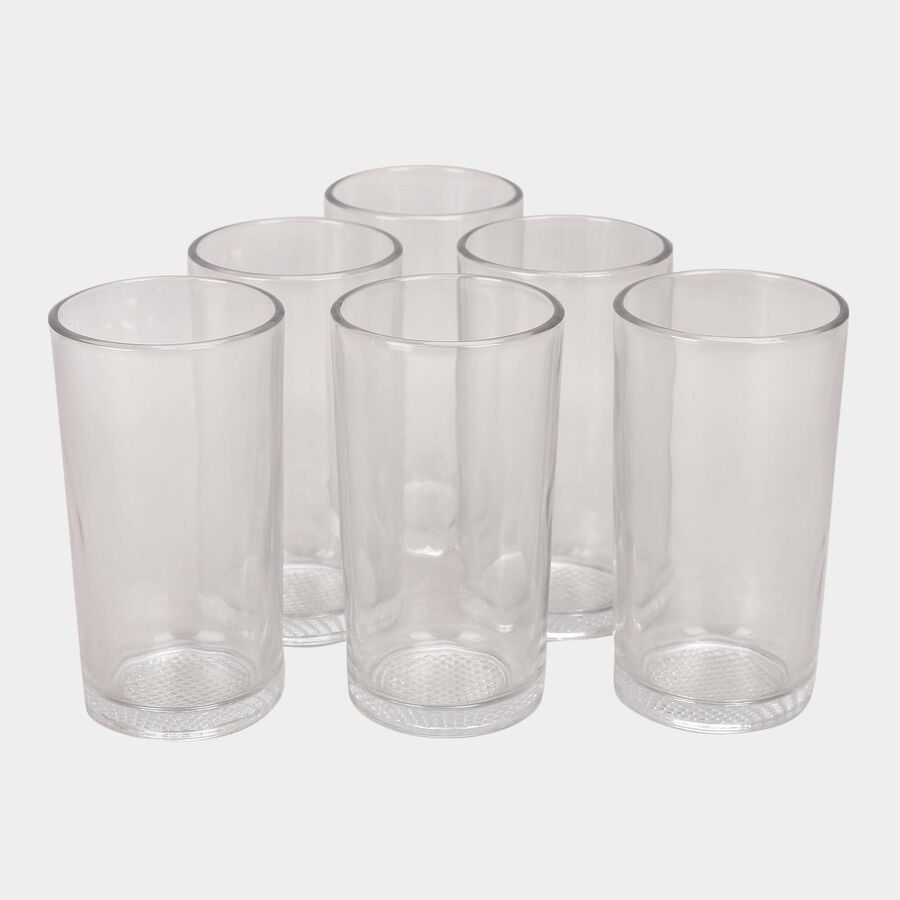 Glass Tumblers - Set Of 6, , large image number null