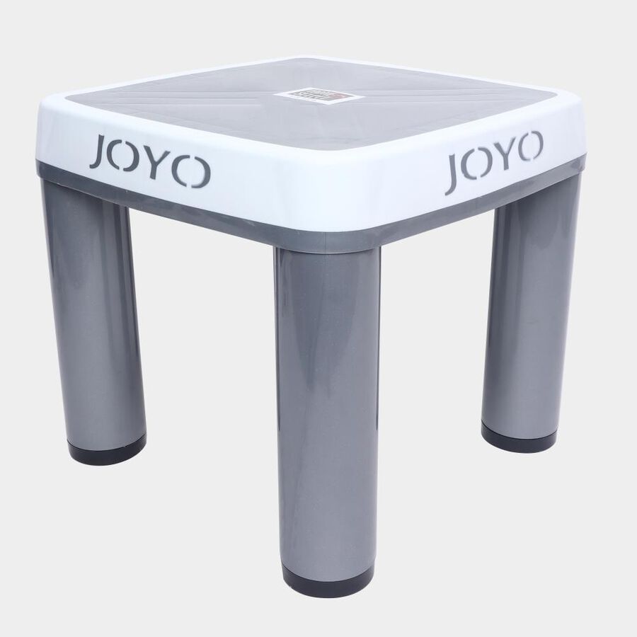 Grey Plastic Bath Stool, , large image number null