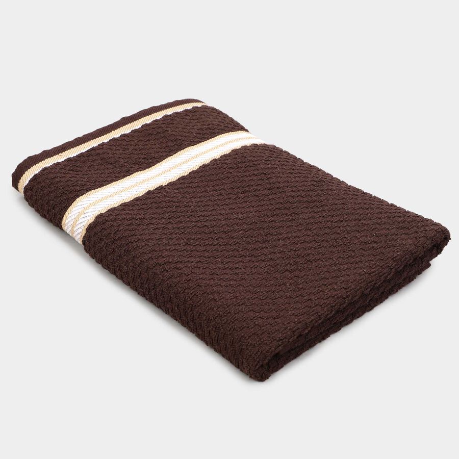 400 GSM Brown Cotton Blend Bath Towel, , large image number null