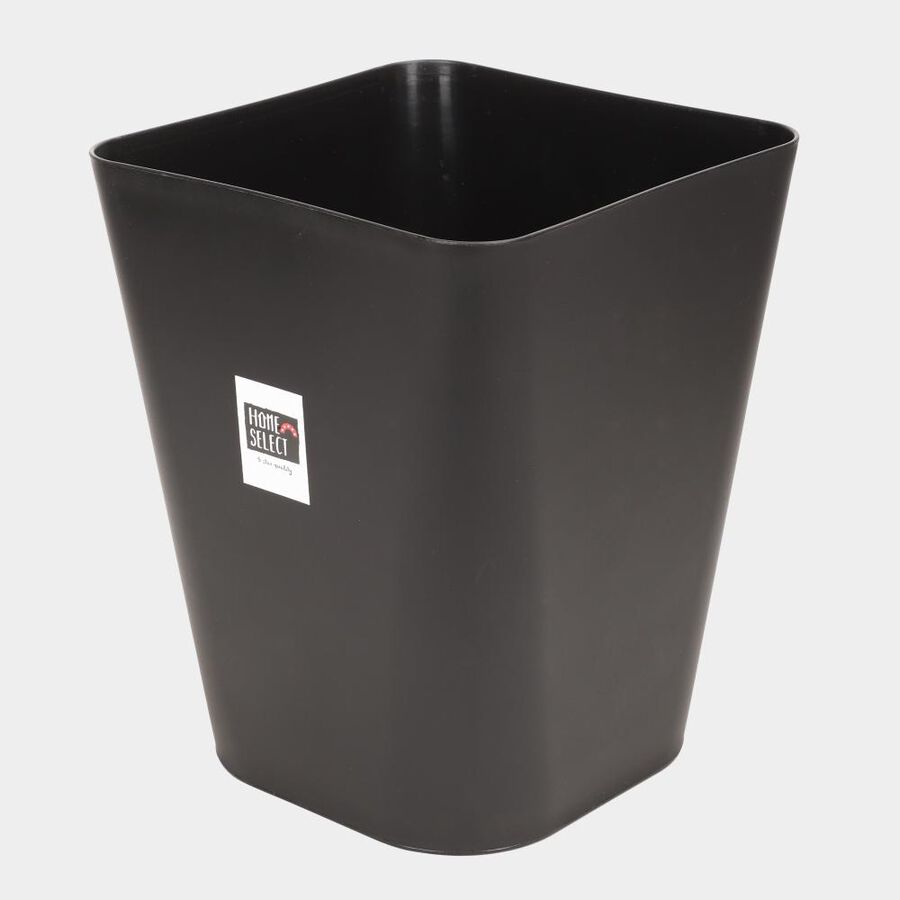6.5 L Black Plastic Dustbin, , large image number null