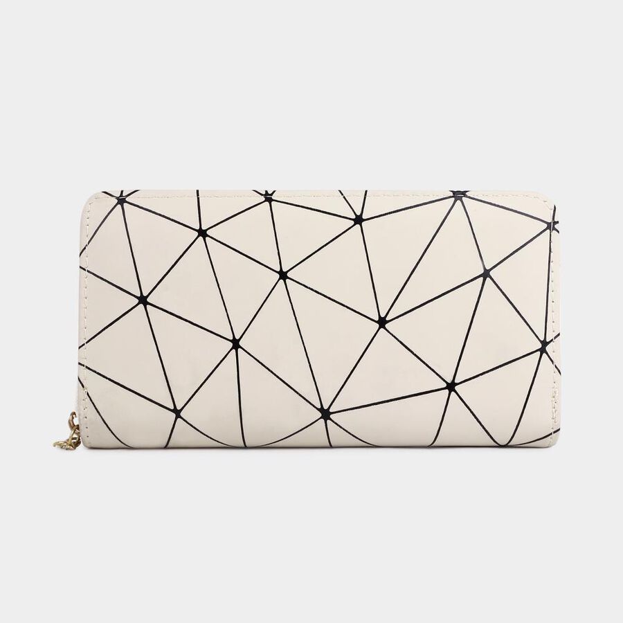 Women's Pink Polyurethane Long Wallet, , large image number null