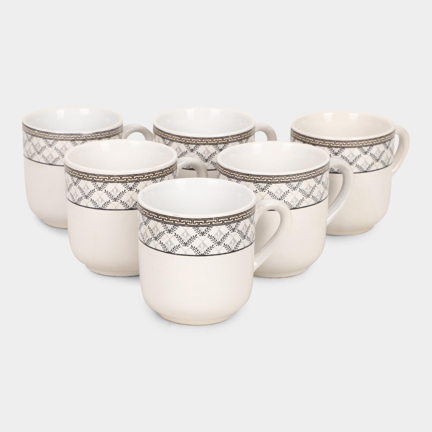 Home Finery                         120ml Stoneware Cup Set of 6