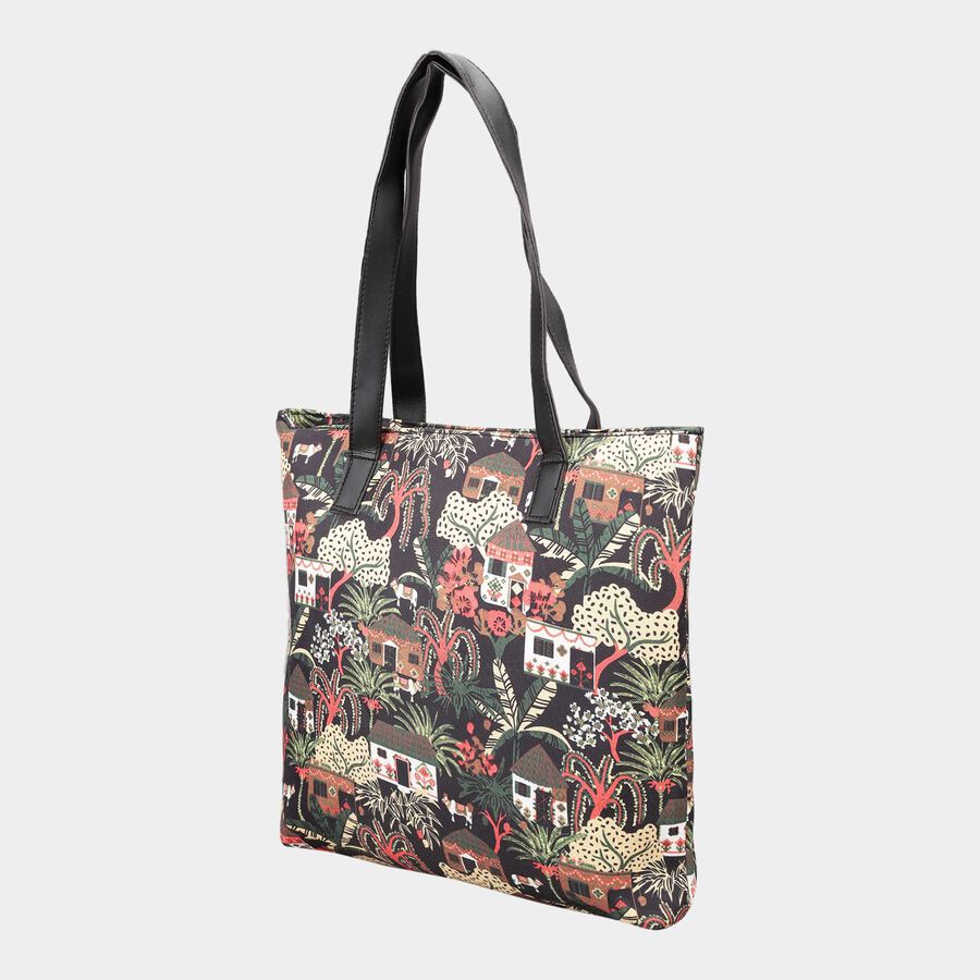 Black Fabric-Polyester Bag, , large image number null