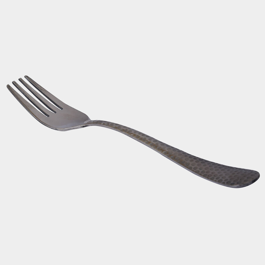 Stainless Steel Hammered Fork - 5 Pcs., , large image number null