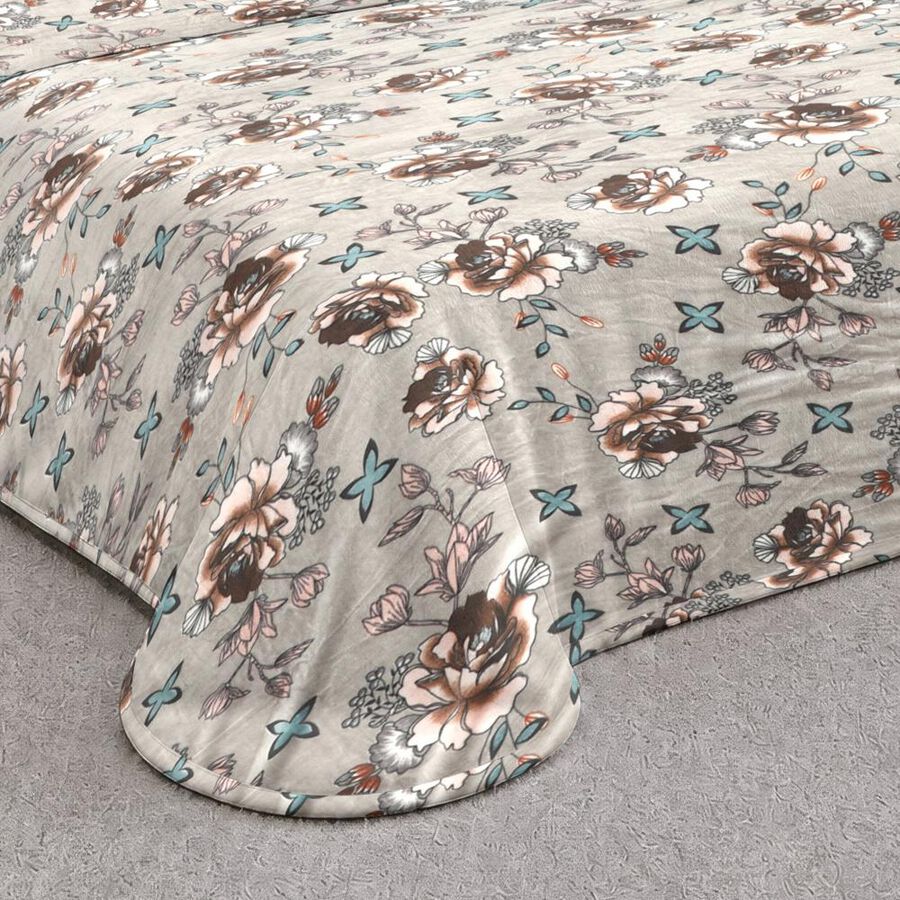 Grey Polyester Blanket, , large