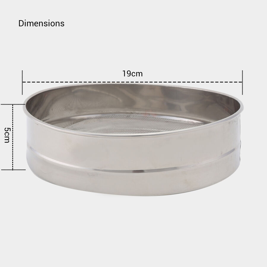 Stainless Steel Atta Strainer, , large image number null