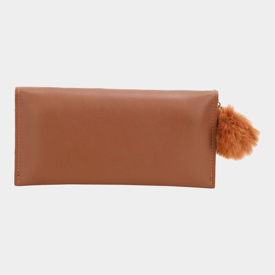 Women's Tan Polyurethane Sling Bag, , large image number null