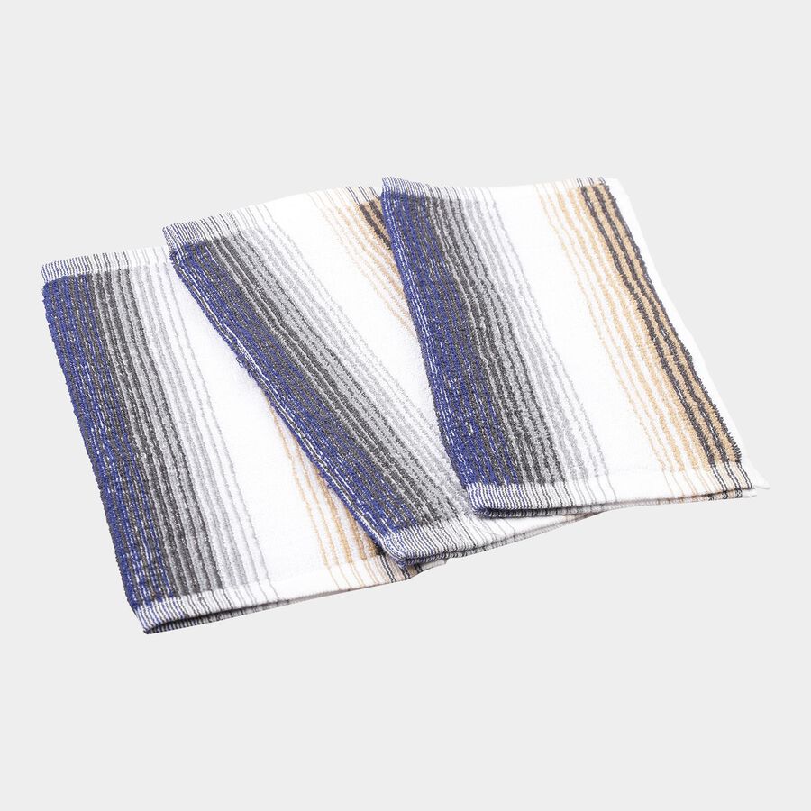 360 GSM Blue Cotton Face Towel, , large image number null